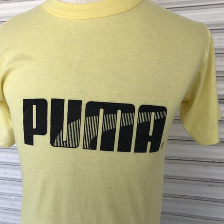 80's PUMA ロゴプリントTシャツ