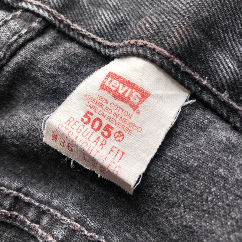 Levi's505 W36 ブラック | CUSTOM FEVER