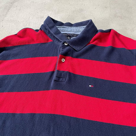 TOMMY HILFIGERボーダーポロシャツ