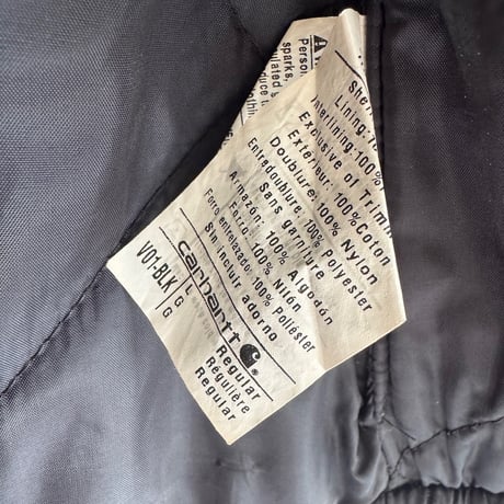 Carhartt ダックベスト ブラック L