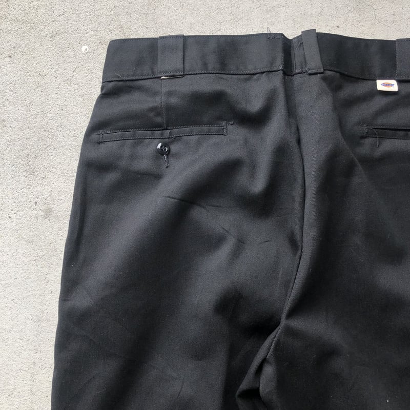 70s USA製 Dickies 874 ブラック 30×30 USA製 ディッキーズ 874 ブラック W34 L29 | CUSTOM FEVER