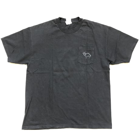 CAMEL  ポケ付きTシャツ 黒XL