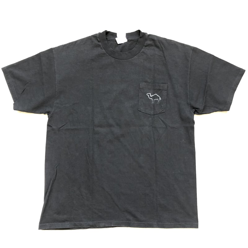 CAMEL ポケ付きTシャツ 黒XL | CUSTOM FEVER