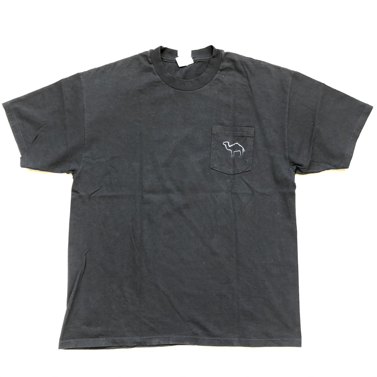 CAMEL ポケ付きTシャツ 黒XL | CUSTOM FEVER