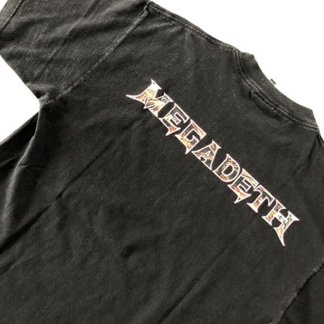 90's MEGADETH×CHAS! COMICS Tシャツ