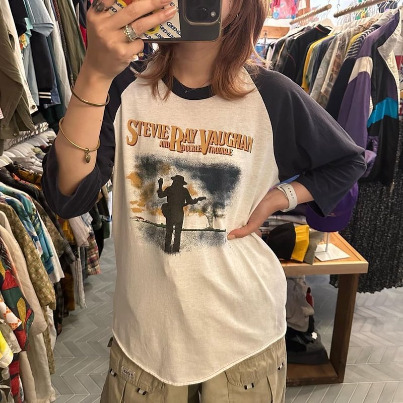 84年スティーヴィー・レイ・ヴォーンツアーラグランTシャツ