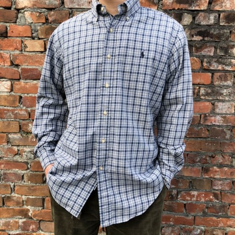 RALPH LAUREN チェックボタンダウンシャツ
