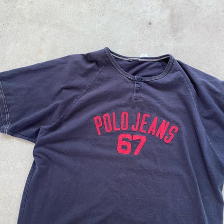 POLO JEANSヘンリーネックTシャツ