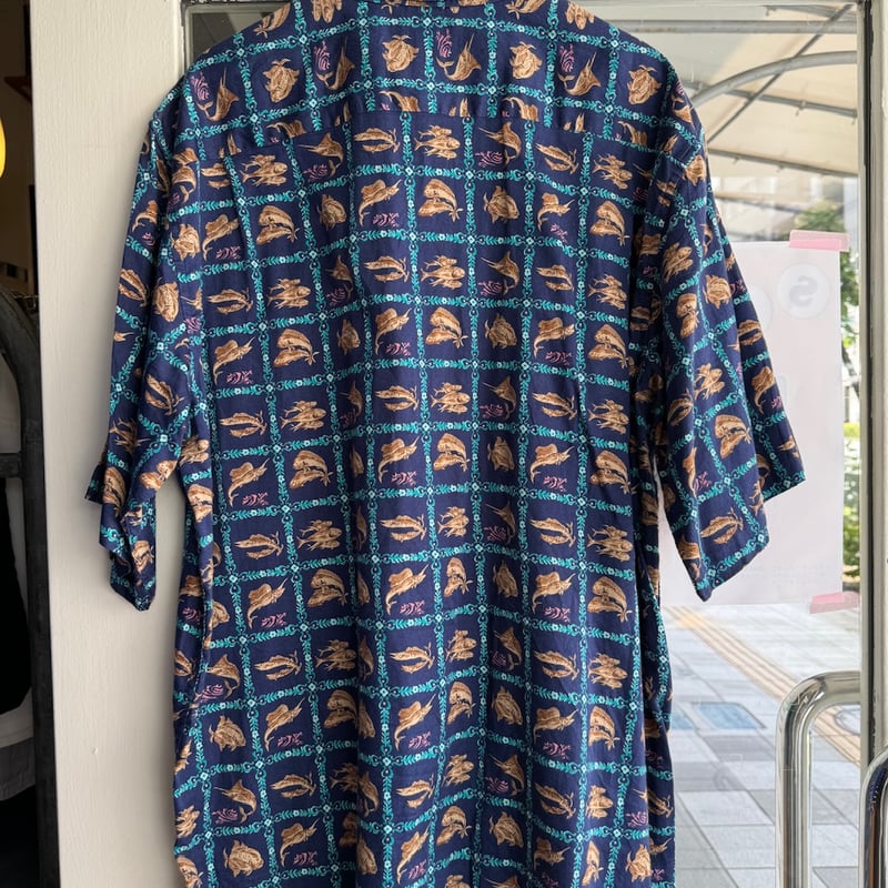 Reyn Spooner 魚総柄シャツ L | CUSTOM FEVER