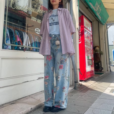 Dockers 半袖ストライプシャツ