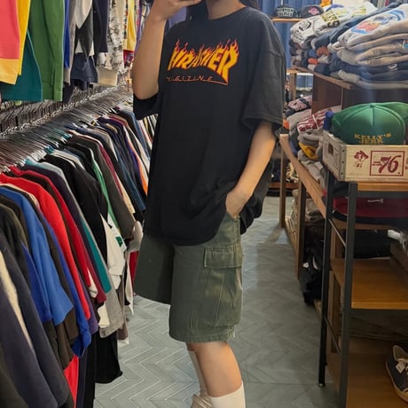 THRASHERファイヤーロゴTシャツ