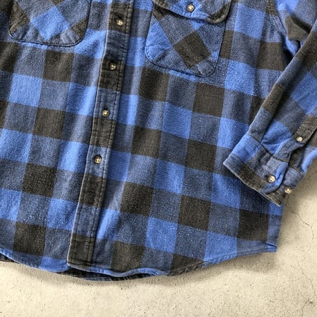 90's〜NORTHWEST TERRITORY   青×黒ブロックチェック