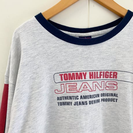 TOMMY JEANSアシンメトリーロンＴ