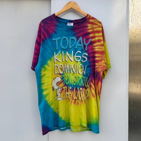 SNOOPY KINGS DOMINION タイダイTシャツ