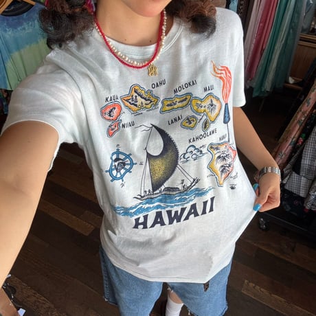 WHIP UM HAWAII プリントTシャツ