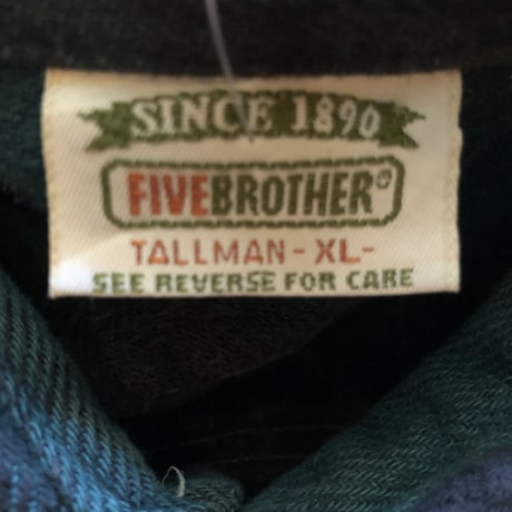 FIVE BROTHER ヘビーネル TALLMAN XL①