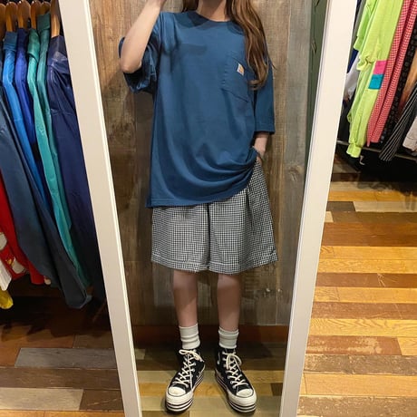 USA製チェックハーフパンツ