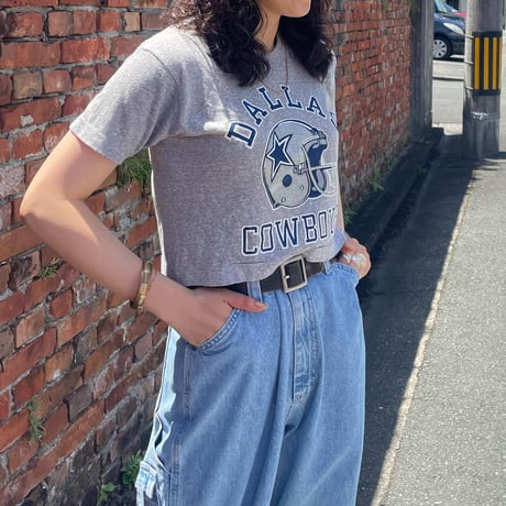 ダラス・カウボーイズ クロップドTシャツ