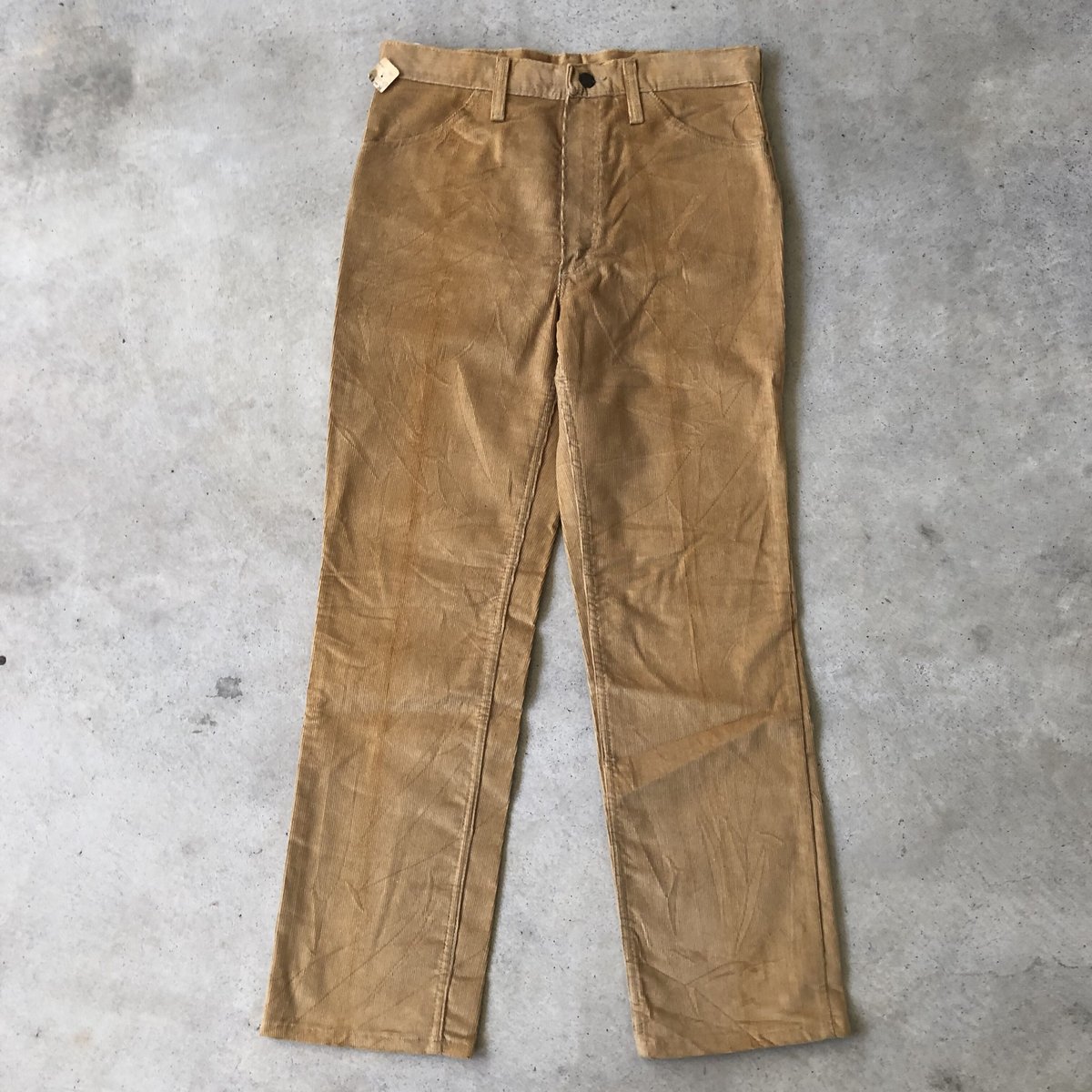 未使用USA製 80's RUSTLER コーデュロイパンツ ストレート W32×L30 |