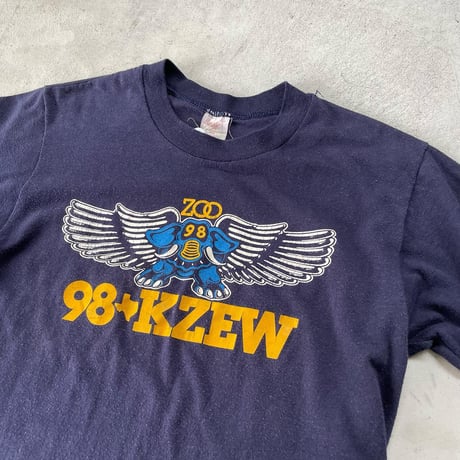 80s USA製 98KZEW Tシャツ