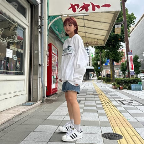 duckプリントトレーナー