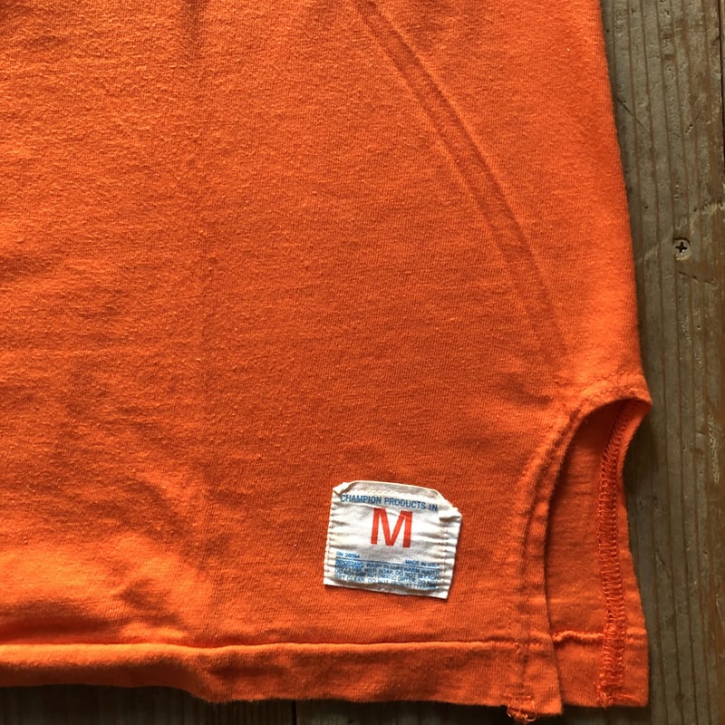 70年代バータグチャンピオンフットボールTシャツ M | CUSTOM FEVER 70年代バータグチャンピオンフットボールTシャツ M | CUSTOM FEVER