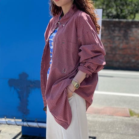 TOMMY HILFIGER BDチェックシャツ