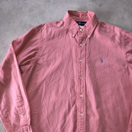 RALPH LAUREN ボタンダウンシャツ シェルボタン  L