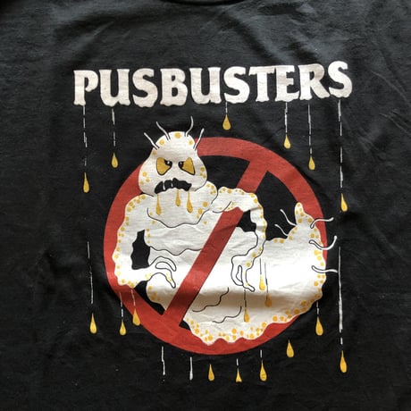 80's PUSBUSTERS プリントTシャツ L