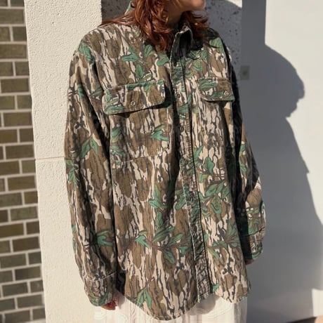 BROWNING リアルツリーカモ柄ネルシャツ