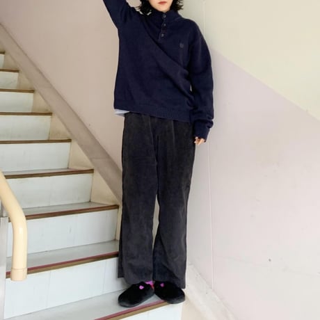 CHAPSボトルネックコットンニット