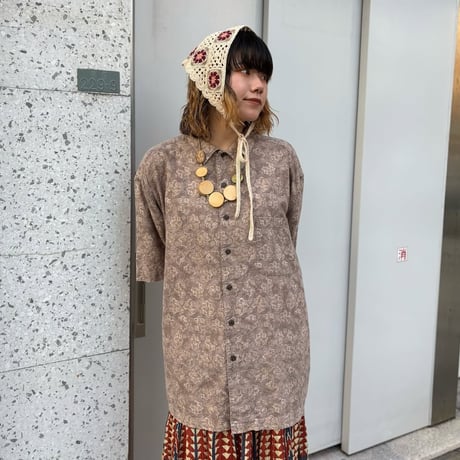 Eddie Bauer 総柄シャツ