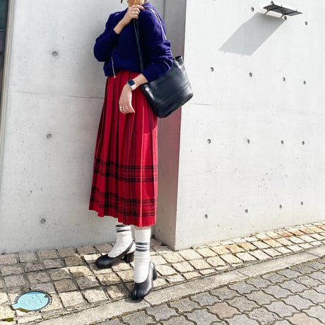 USA製プリーツウールスカート