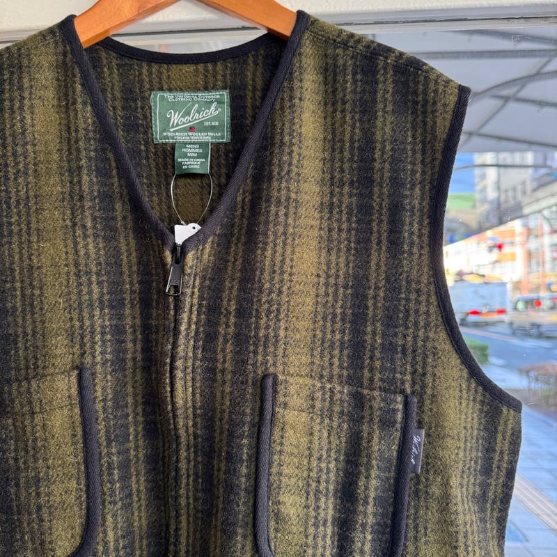 WOOLRICHウールベスト M | CUSTOM FEVER