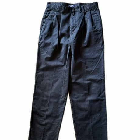 00's DOCKERS 2タックチノ W30×L30ブラック