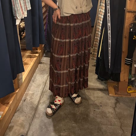 JANET MAFFI 総柄スカート