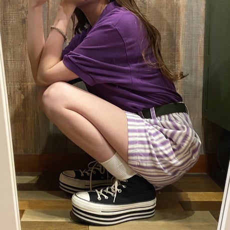 ストライプショートパンツ