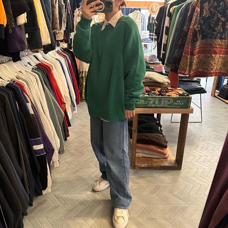 USA製 LANDS' END コットンニット