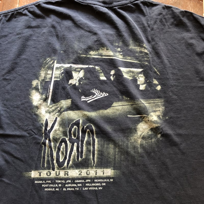Korn ヴィンテージ　バンドTシャツ 古着 90s KORN 「Follow The Leader」 ミクスチャー ラップ