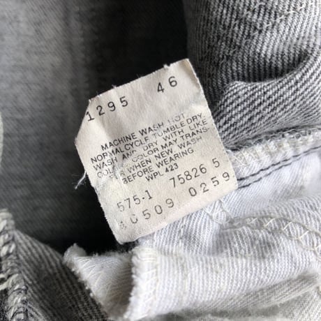 USA製 Levi's509 W34×L32 先染めブラック