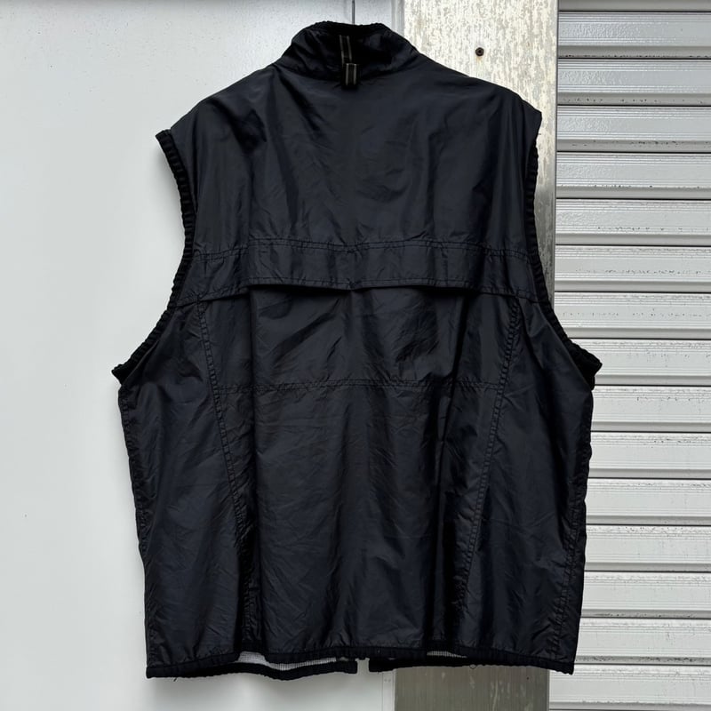 special guest k.k. ナイロンベスト KANGOL/カンゴール 別注 ロゴ刺繍 ナイロンジップベスト（ベスト