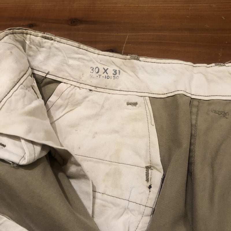 パンツ WW2 USArmy M-45 Chino Trousers Deadstock 1940's US.ARMY M-45 Chino Trousers Deadstock |