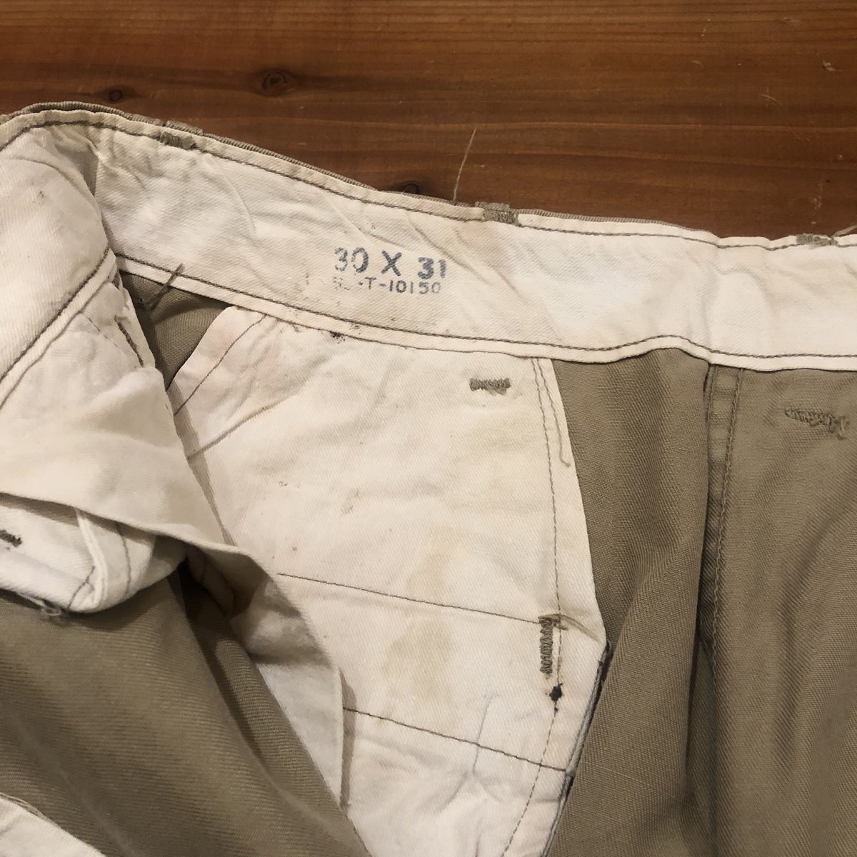 激レア50sビンテージUSアーミーチノM45トラウザーズ１〜２ウォッシュW36 b265fe1712a358e2a91b7586b3967e