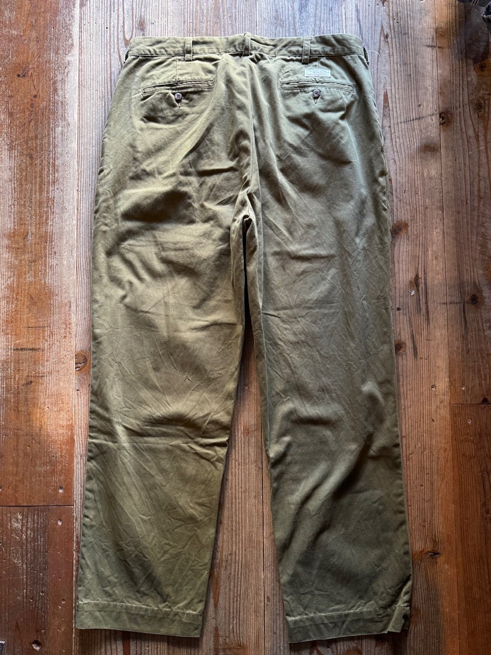 poloRalphLaurenANDREWラルフローレンポロチノトラウザーW36 90's Polo Ralph Lauren 2タック チノトラウザー 