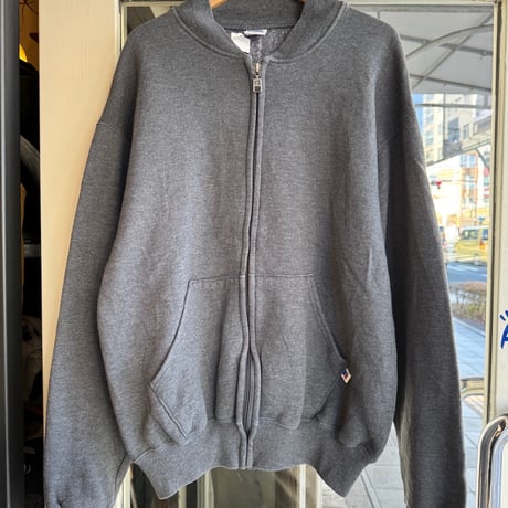 90's USA製 RUSSELL ジップカーディガン M