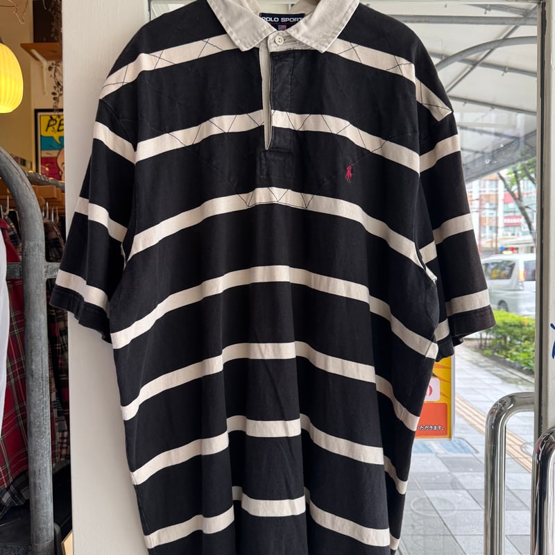ら*て様 初期 polo sports ラガーシャツ POLO SPORT ラガーシャツ XL | CUSTOM FEVER