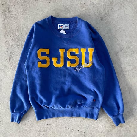 USA製RUSSELL SJSUカレッジスウェット