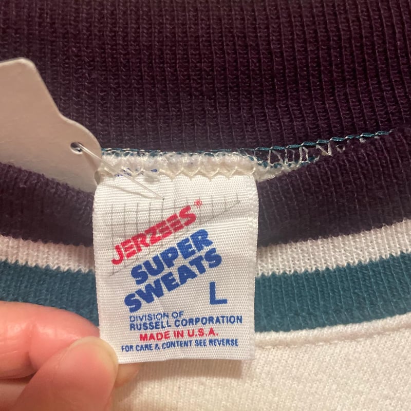 JERZEES SUPER SWEATS ワンポイント刺繍リンガースウェット JERZEES SUPER SWEATS ワンポイント刺繍リンガースウェット