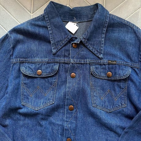 70年代Wrangler デニムシャツ