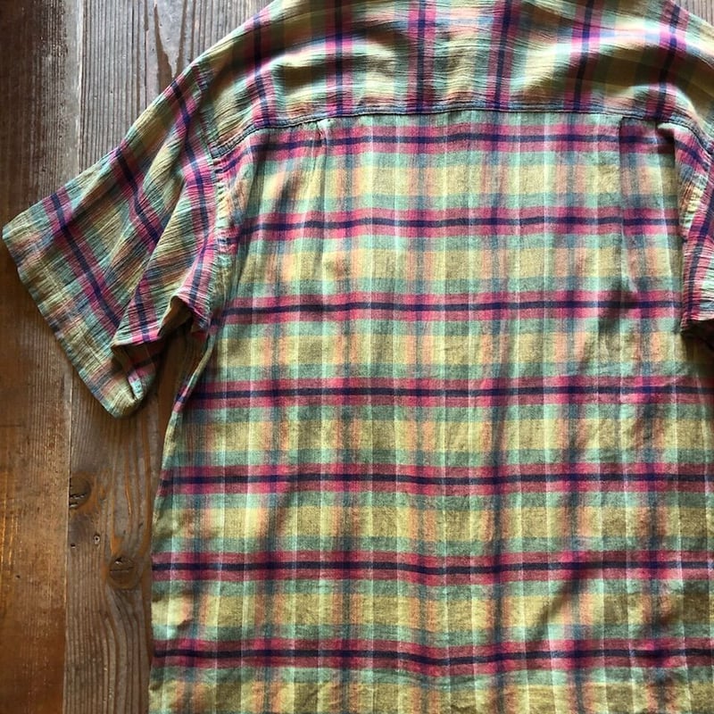 Patagonia半袖オーガニックコットンチェックシャツ XL | CUSTOM FEVER
